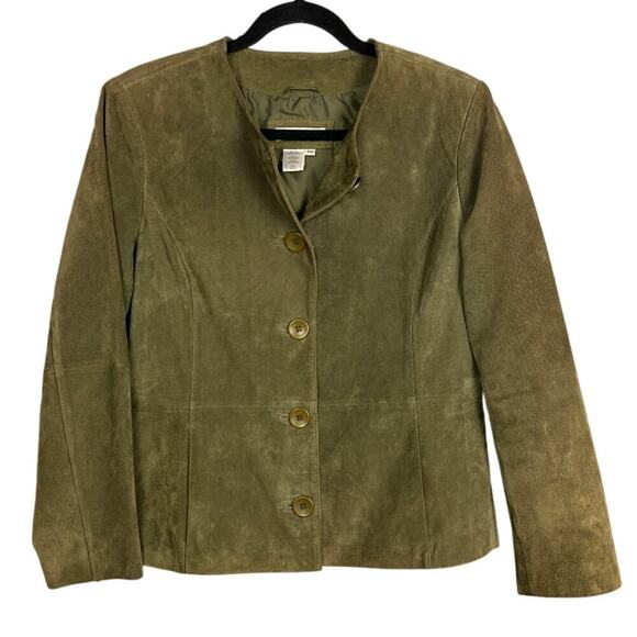 Cold Water Creek Vintage Leather Jacket Size PM - Picture 1 of 8